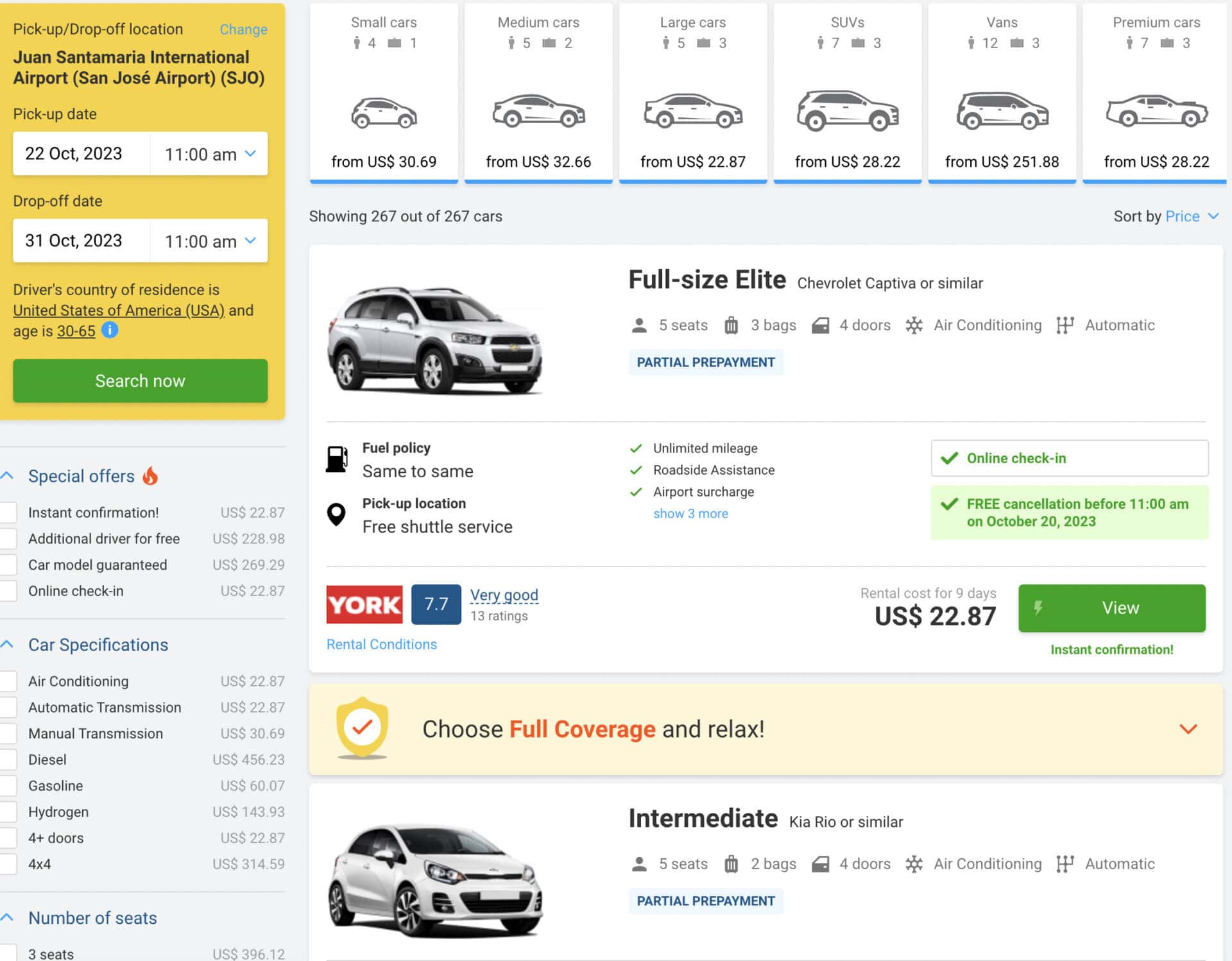 Alamo Rental Cars Costa Rica