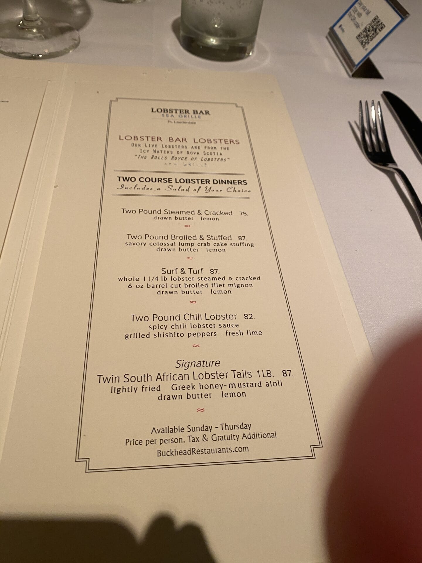 Lobster Bar Sea Grille Las Olas Best Seafood?