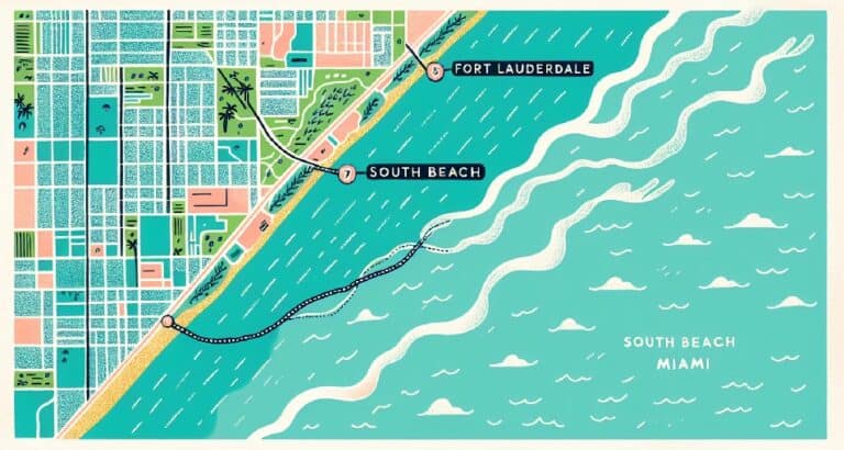 How Far is Fort Lauderdale from South Beach Miami? - AllWorld.com