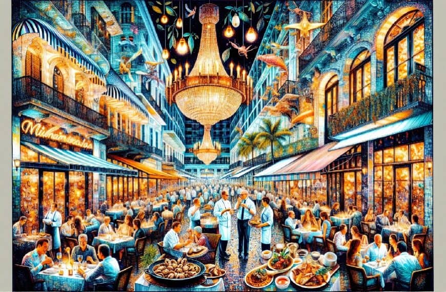 Illustration of Miami's Michelin Starred Restaurants