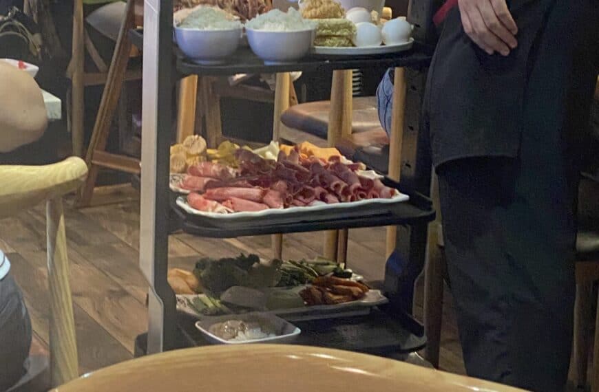 cart full of food