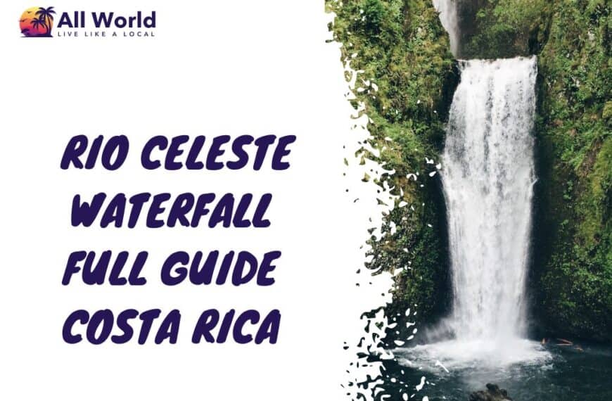 rio celeste waterfall