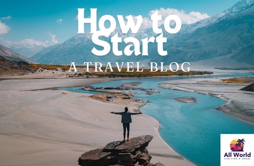 how to start a travel blog