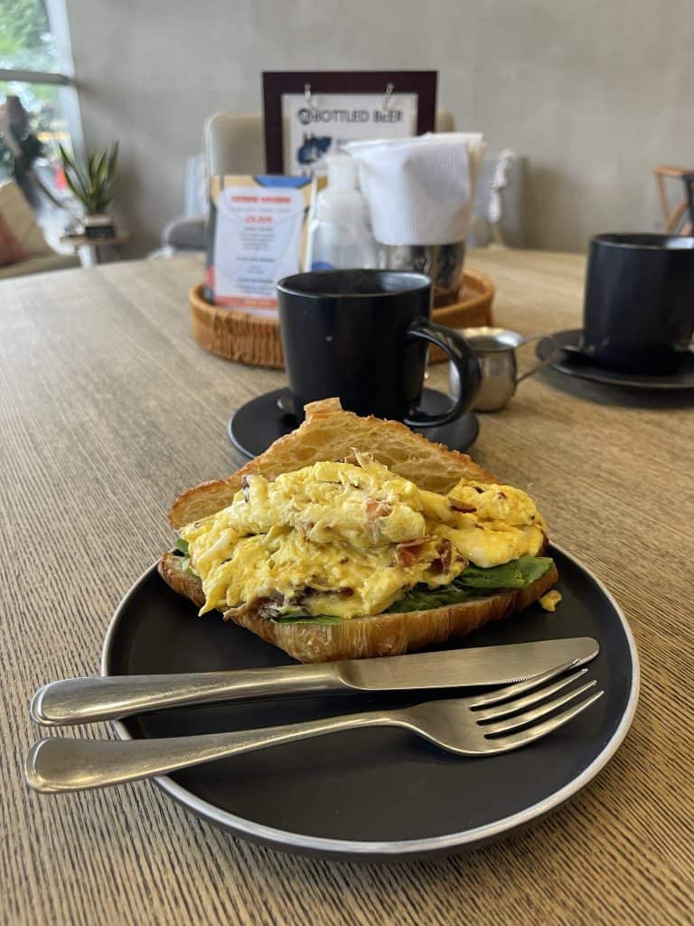 breakfast at monk and capra