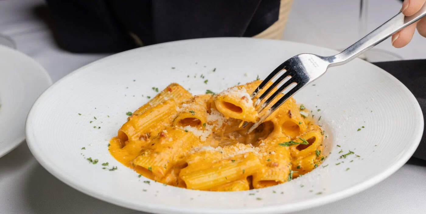 Image of a pasta dish from the Acquolina website