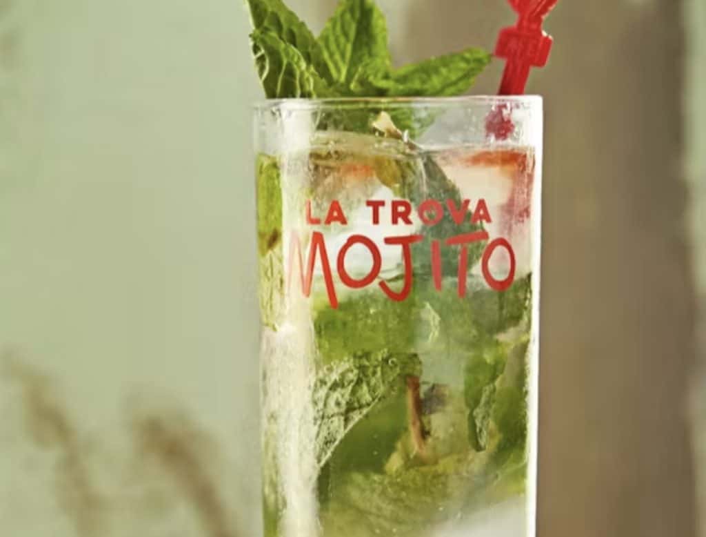 Mojito from the Cafe la Trova website