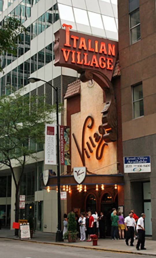 Exterior of Italian Village