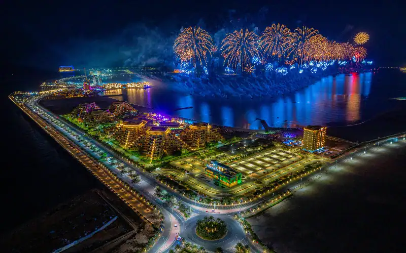 New Year Fireworks in Ras Al Khaimah