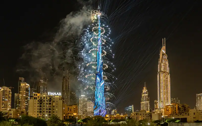 Burf Khalifa Fireworks