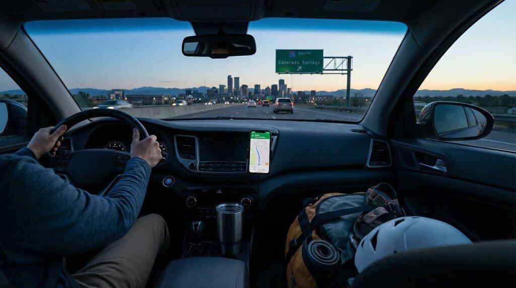 Leave Denver Early morning