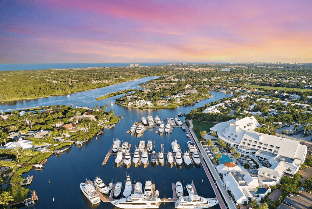 Admirals Cove Jupiter deep-water marina and golf community