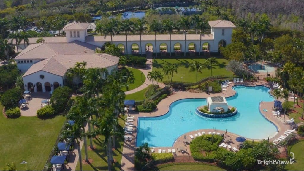 Olympia Wellington lagoon-style pool and family amenities